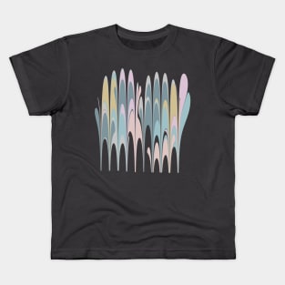 Abstract Pastel Illustration Kids T-Shirt